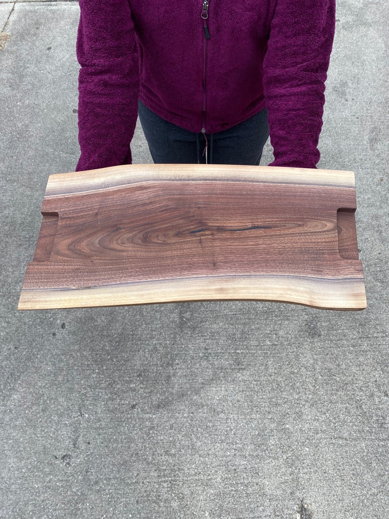Live Edge Walnut Charcuterie Board Etsy