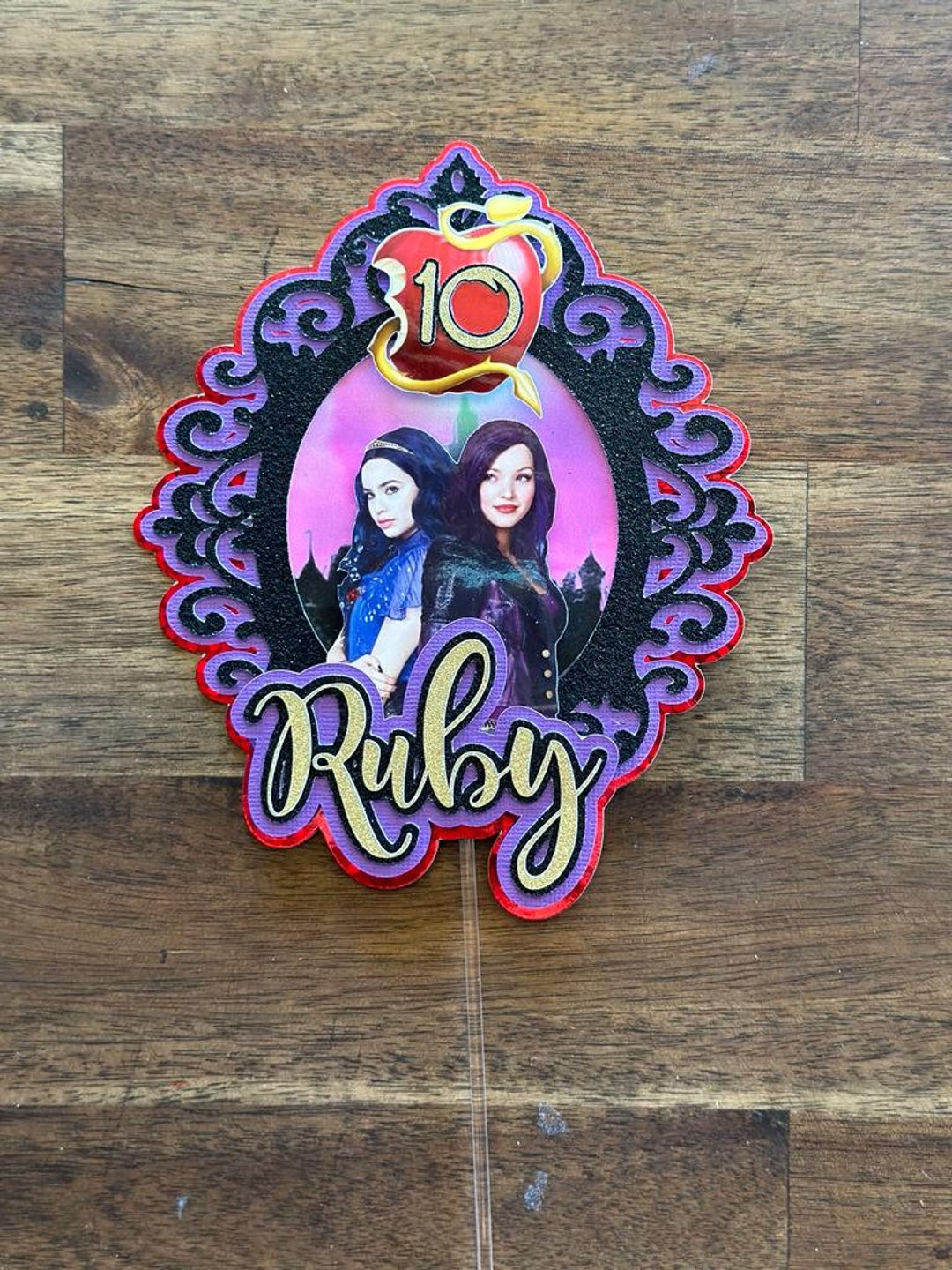 Descendants Cake Topper - Descendants Birthday - Descendants Cake - Boy ...