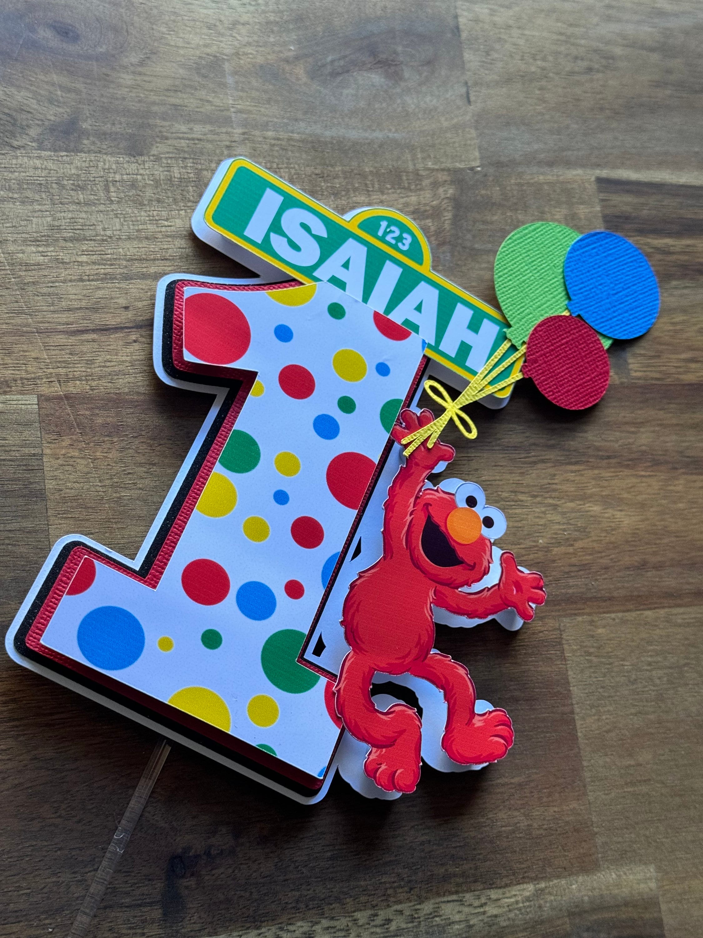 Elmo Cake Topper - Elmo Birthday - Elmo Cake - Boy \u0026 Girl Birthday - Etsy, image size:2250x3000