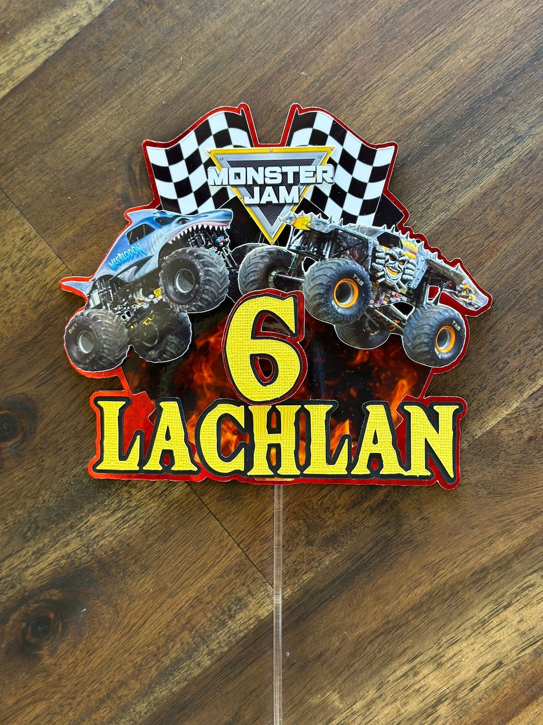 Monster Jam Monster Trucks Cake Topper Monster Jam Monster Trucks