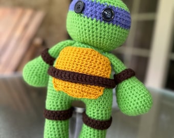 Patron PDF tortue ninja au crochet