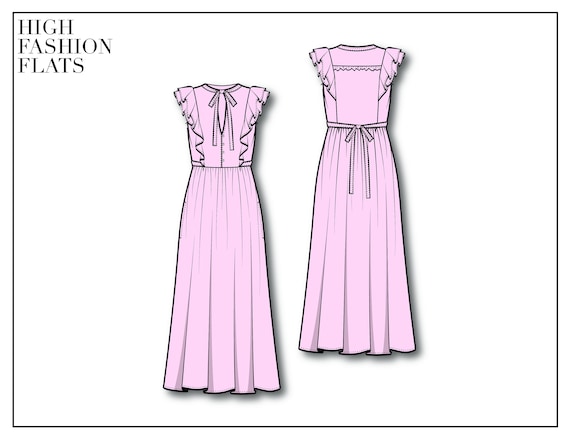 midi dress and flats Tamfrancesconi on LTK