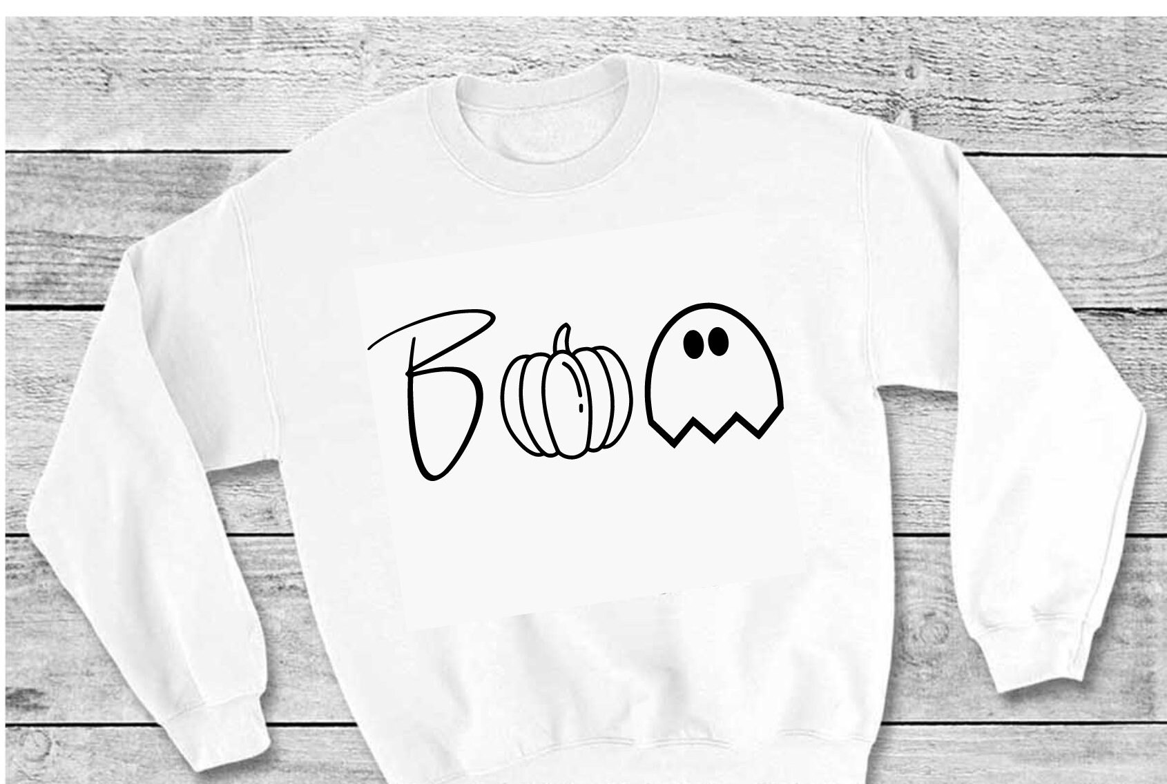 Boo SVG File, Cute Halloween SVG File - Etsy