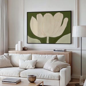 green large wall decor