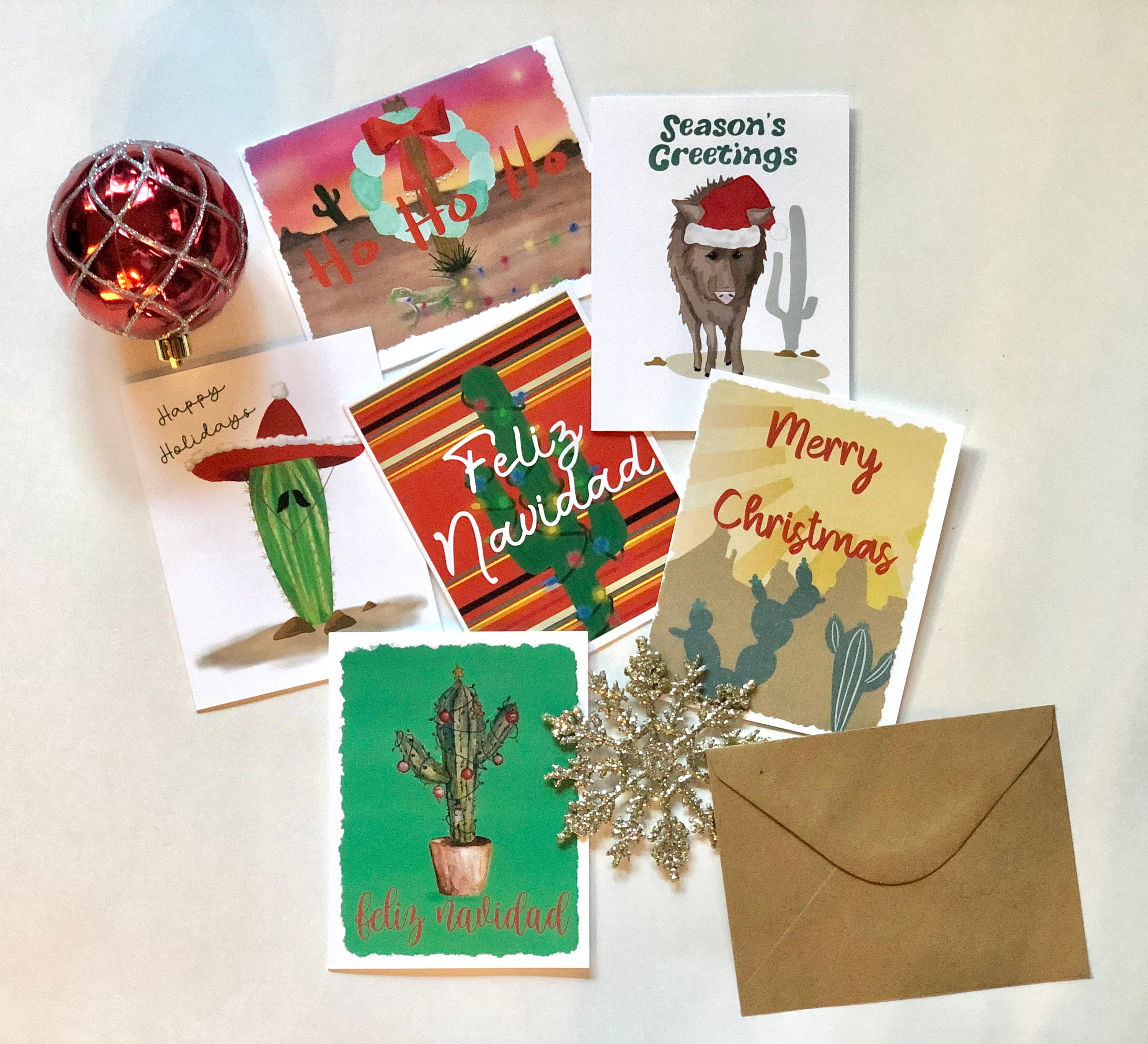 Desert Christmas Cards 