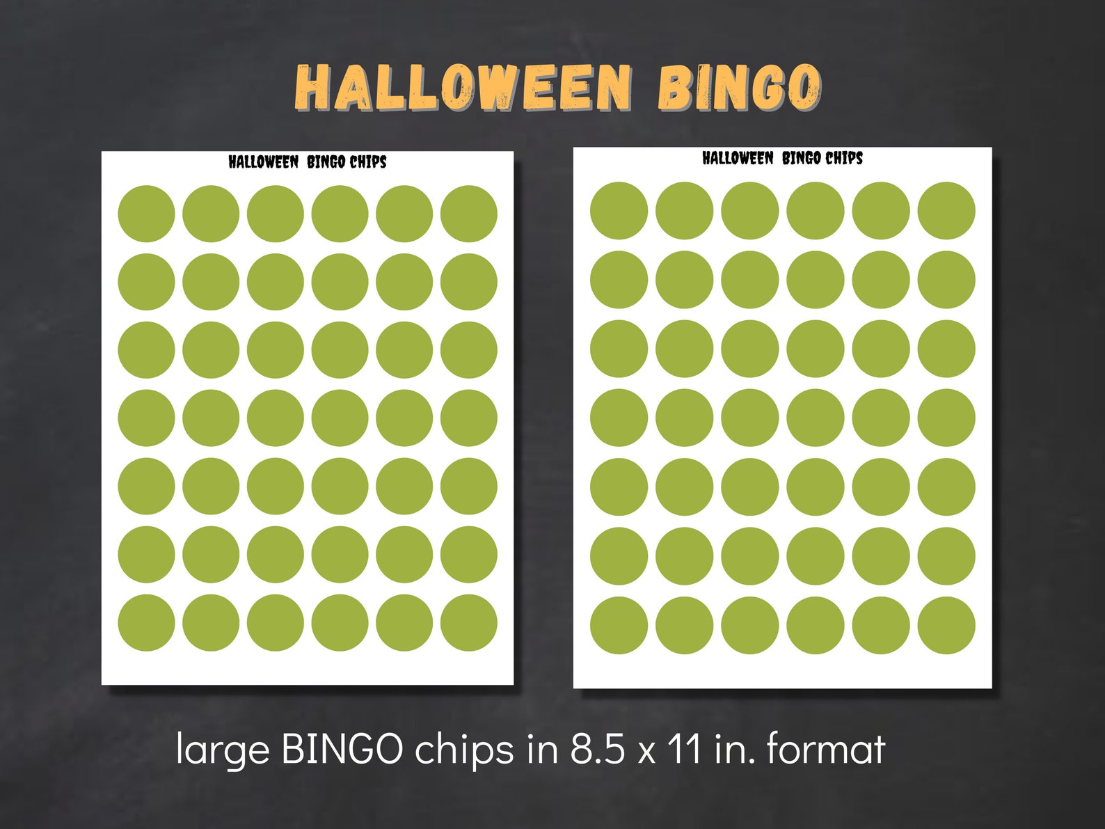 30 Halloween Bingo Cards Classroom Party Activities 1st6th Etsy