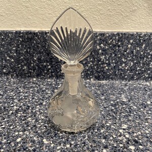 Princess House Crystal Perfume Bottle