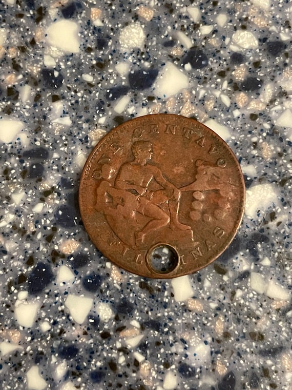 Phillipine Centavo Coin Pendant