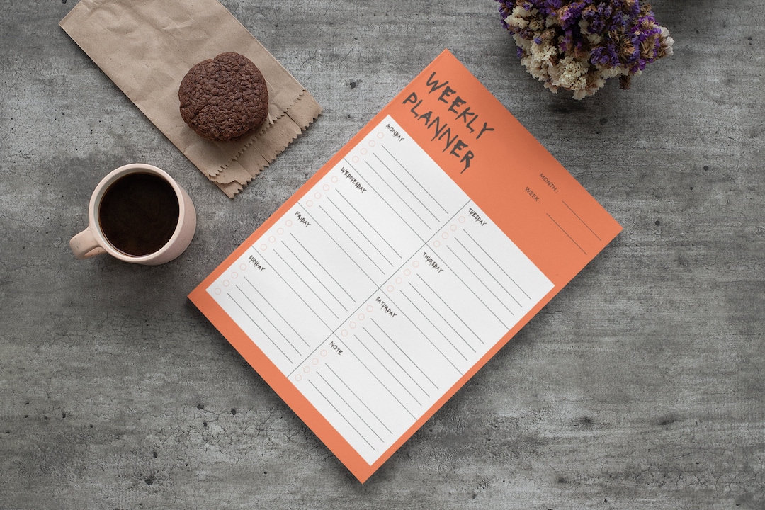 Printable Spooky Weekly Planner Digital Download - Etsy