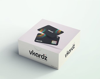 vKardz tiger (Pack of 25) - NFC Card & Smart Digital Contactless Business visiting Cards