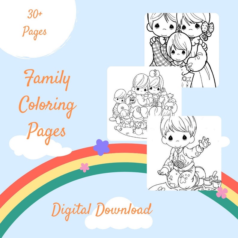 Family Coloring Pages Pack of 30 - Il 794xN.4473479653 Eunh 
