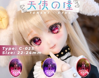 Tenshi 266 - Resin eyes for Dollfie Dream, Smart doll-TYPE C02S 22-24MM