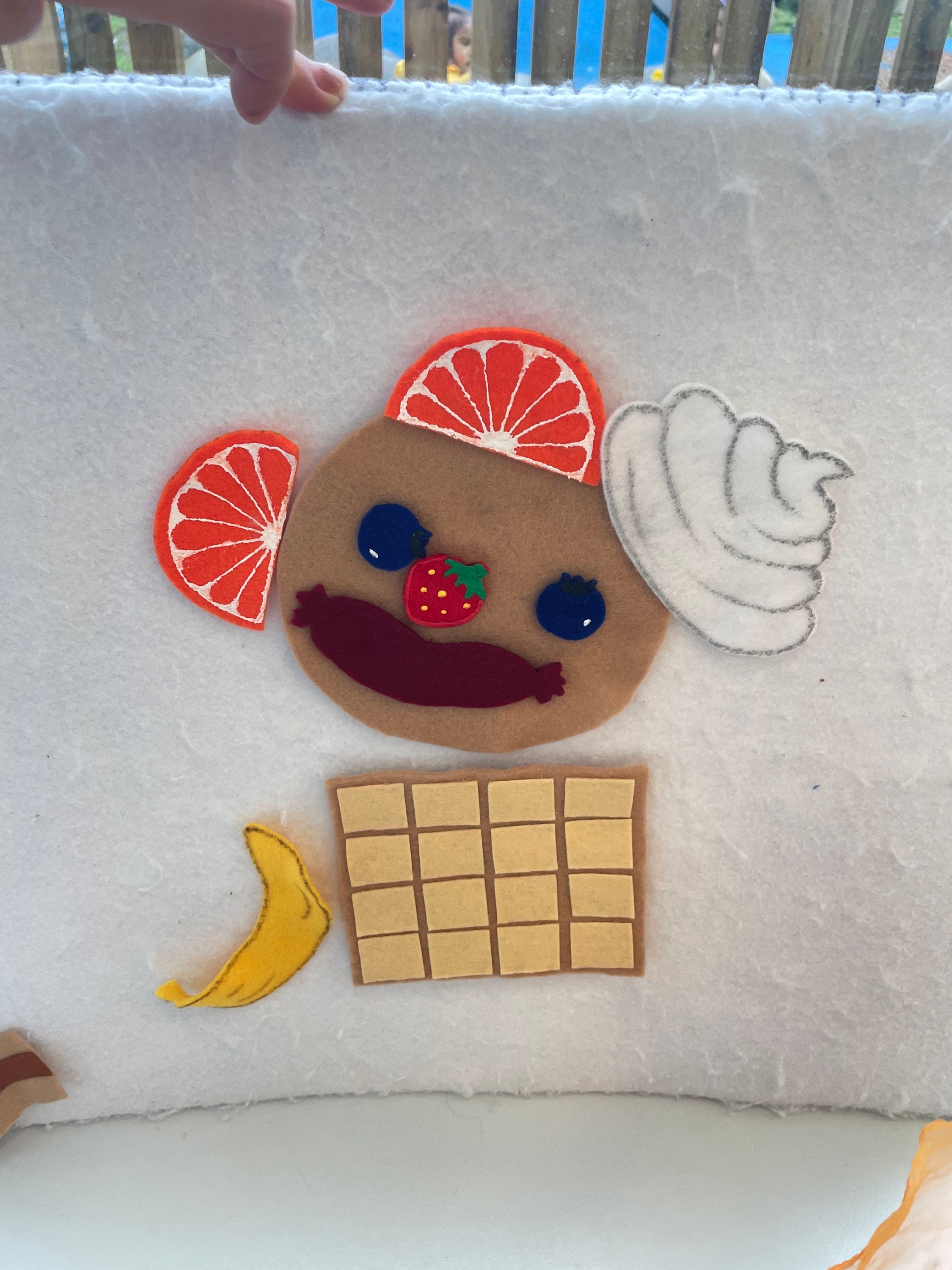 Interactive Flip Flap Jack Felt Board Story , Body Parts and Food ...