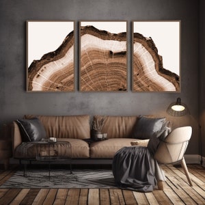 Man cave wood grain wall art set of 3 piece wall art man cave print cabin decor rustic wall art prints wood printable wall art gift for him