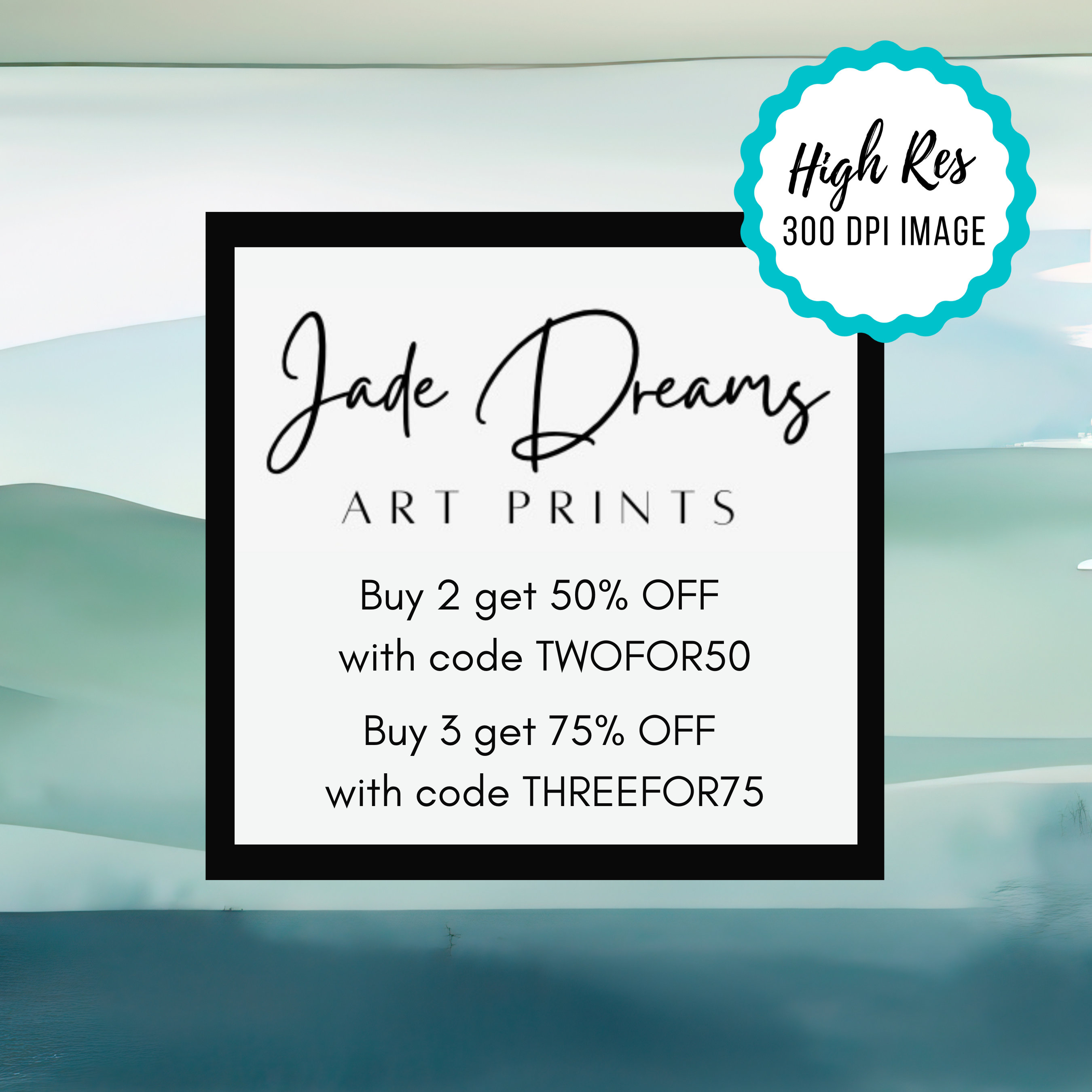 Abstract Ocean Watercolor Wall Art Set of 3 Piece Wall Art - Etsy