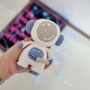 Crochet patterns amigurumi stuffed Astronaut in space PDF in English, Amigurumi Spaceman, Spaceman Doll, Astronaut Doll
