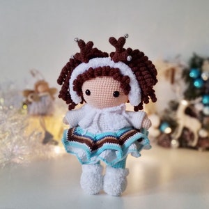 Crochet Christmas Doll Pattern: Amigurumi Winter Girl (PDF Pattern)