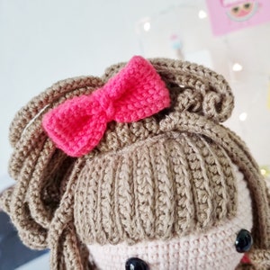 Crochet Pattern Doll in Watermelon Dress - Amigurumi Doll With Bag - Etsy