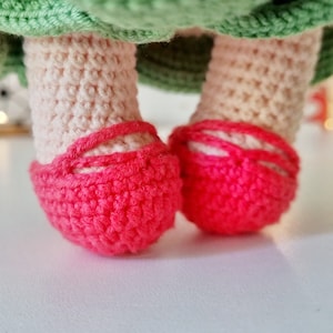 Crochet Pattern Doll in Watermelon Dress - Amigurumi Doll With Bag - Etsy
