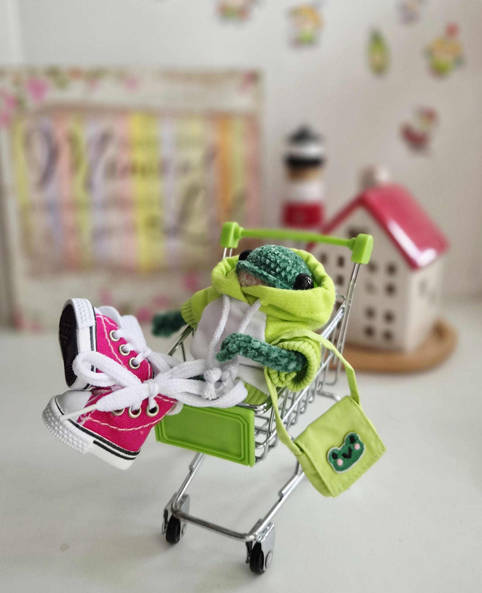 Wire Frog Pattern Crochet PATTERN Frog Only – No Clothes Included – Amigurumi Posable ...