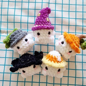 Haakpatroon Halloween-amigurumi: No Sew Chunky Mushroom (pdf-patroon)