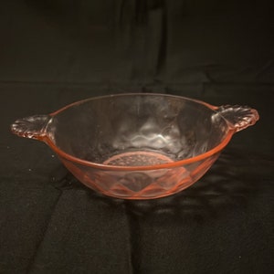 Pink Depression Glass Dish