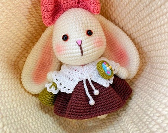 Gestricktes Rotkäppchen, Schneewittchen, gehäkelter Hase, Kinderpuppen, gehäkeltes Kinderspielzeug