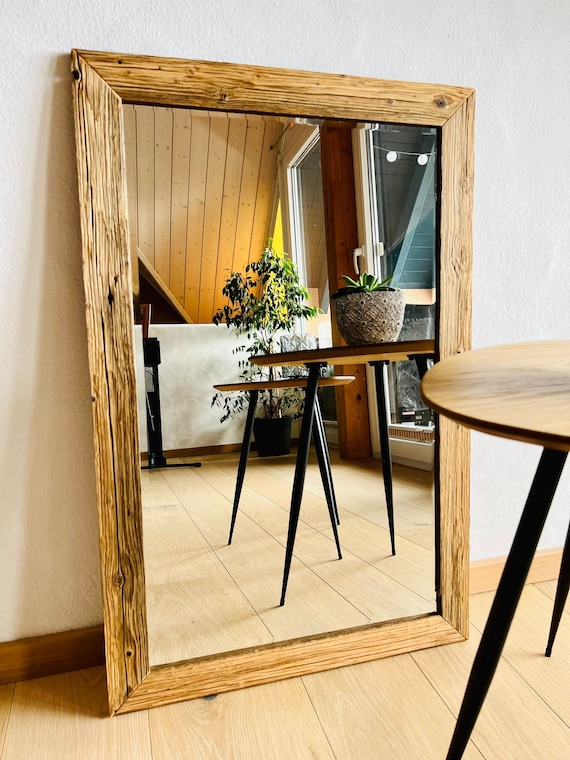 Mirror Reclaimed Wood Frame - Each Frame is Unique - Etsy