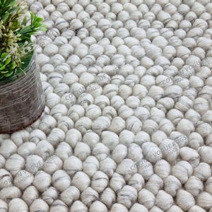 Chunky Wool Rug, Hand Loom Kilim Rug, Blended Pebble Wool Rug, Custom Size Rugs, Living Room, Bedroom, Kids Room Rug
