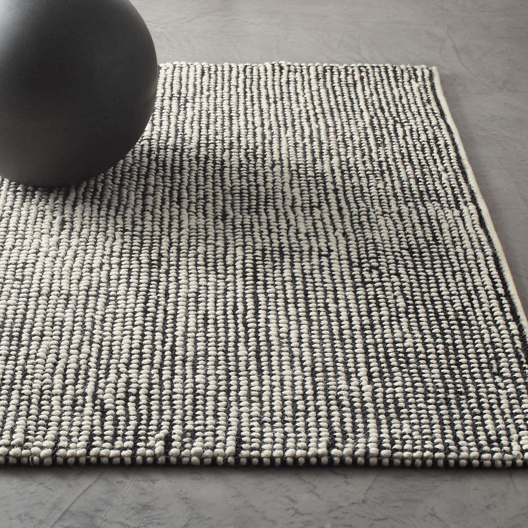 Uf Rug Handwoven Wool Rug Runner, Black White Wool Runner Rug, Entryway ...