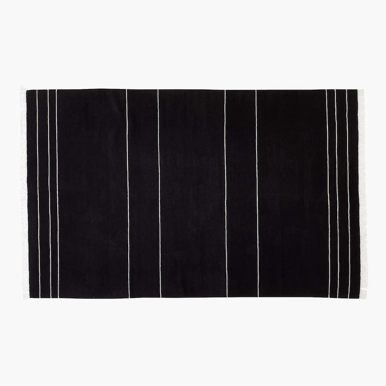 Tappeto da corridoio in lana tessuto a mano, tappeto da corridoio in lana bianco e nero, tappeto da corridoio per ingresso, corridoio, scale, tappeto marocchino 3x8, 3x10, 3x12, 4x10, 4 x 12 piedi immagine 2