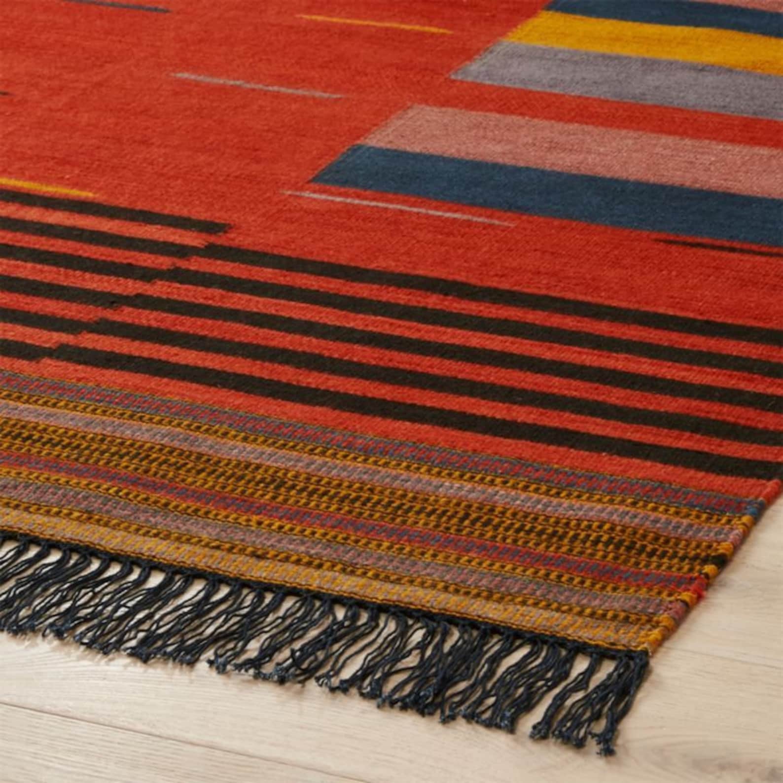 Earthy Eco Friendly Bohemian Rug, Handwoven Cotton Rugs, Eye-catching ...