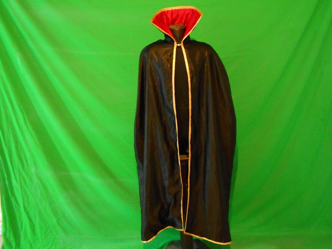 Satin Vampire Cape Etsy
