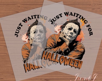 Horror Halloween, Spooky Season Vibes, Horror Characters DTF Transfers Ready To Press, Direct To Film Transfer, DTF Prints, Transfers ready