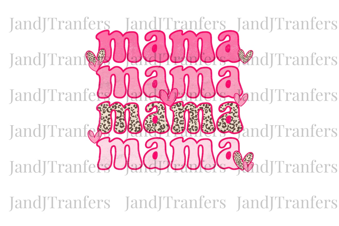 Mama Valentines DTF Transfers Ready to Press, Direct to Film Transfer ...