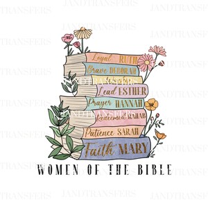 Women of the Bible DTF Transfers Ready to Press, Direct to Film ...