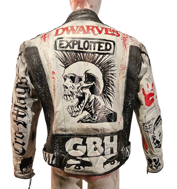 Etsy vintage top leather jacket