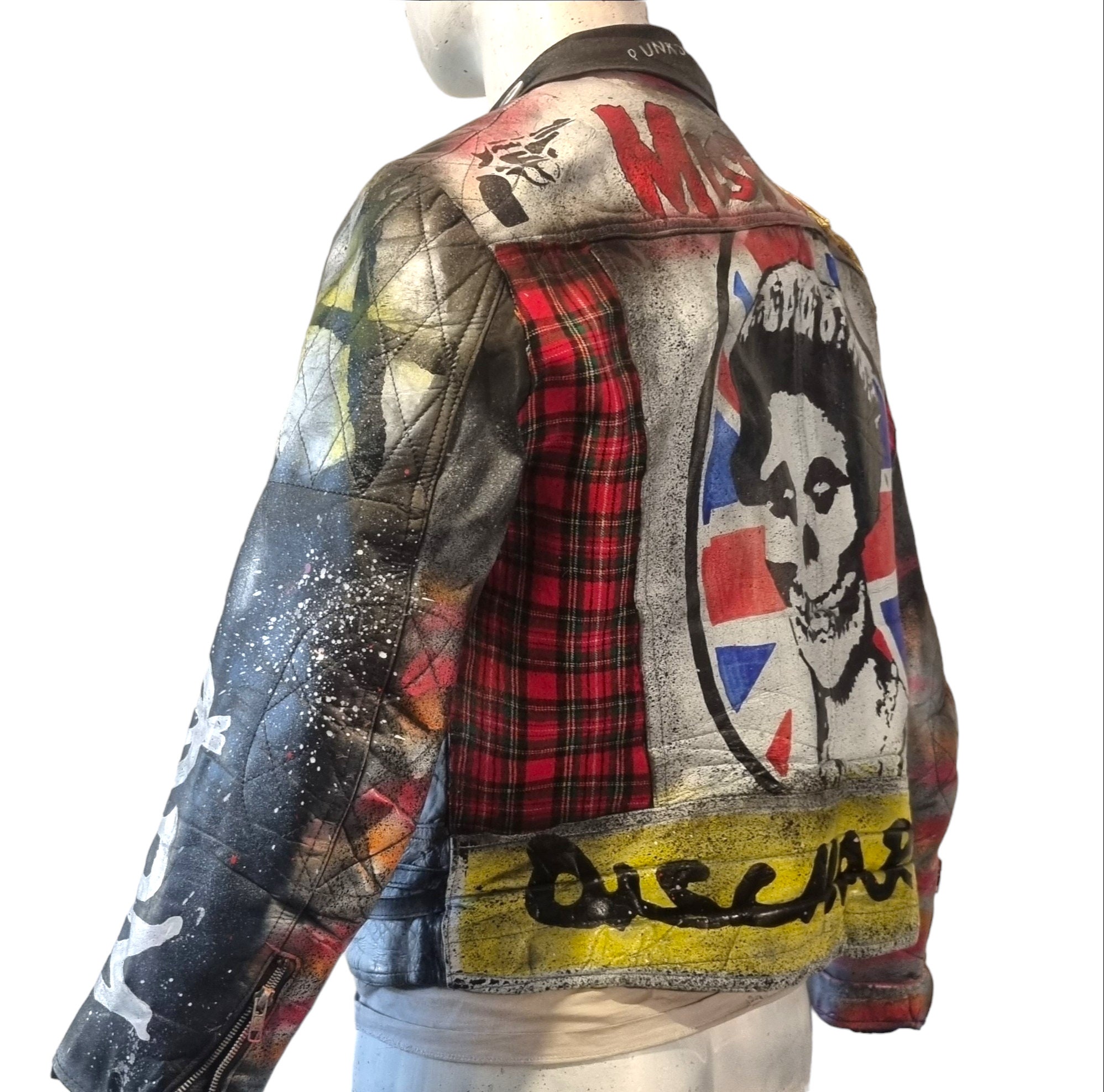 Awesome Vintage Leather Punk Rock Motorbike Motorcycle