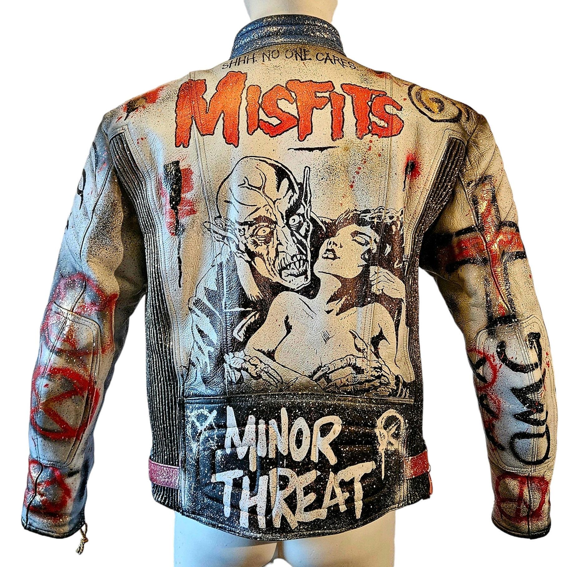 Awesome Vintage Leather Punk Rock Motorbike Motorcycle