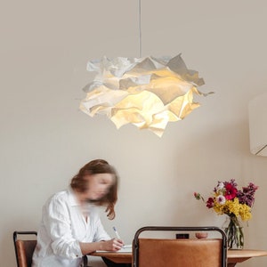 Lampe Suspendue En Papier De Riz Faite à La Main Japonaise