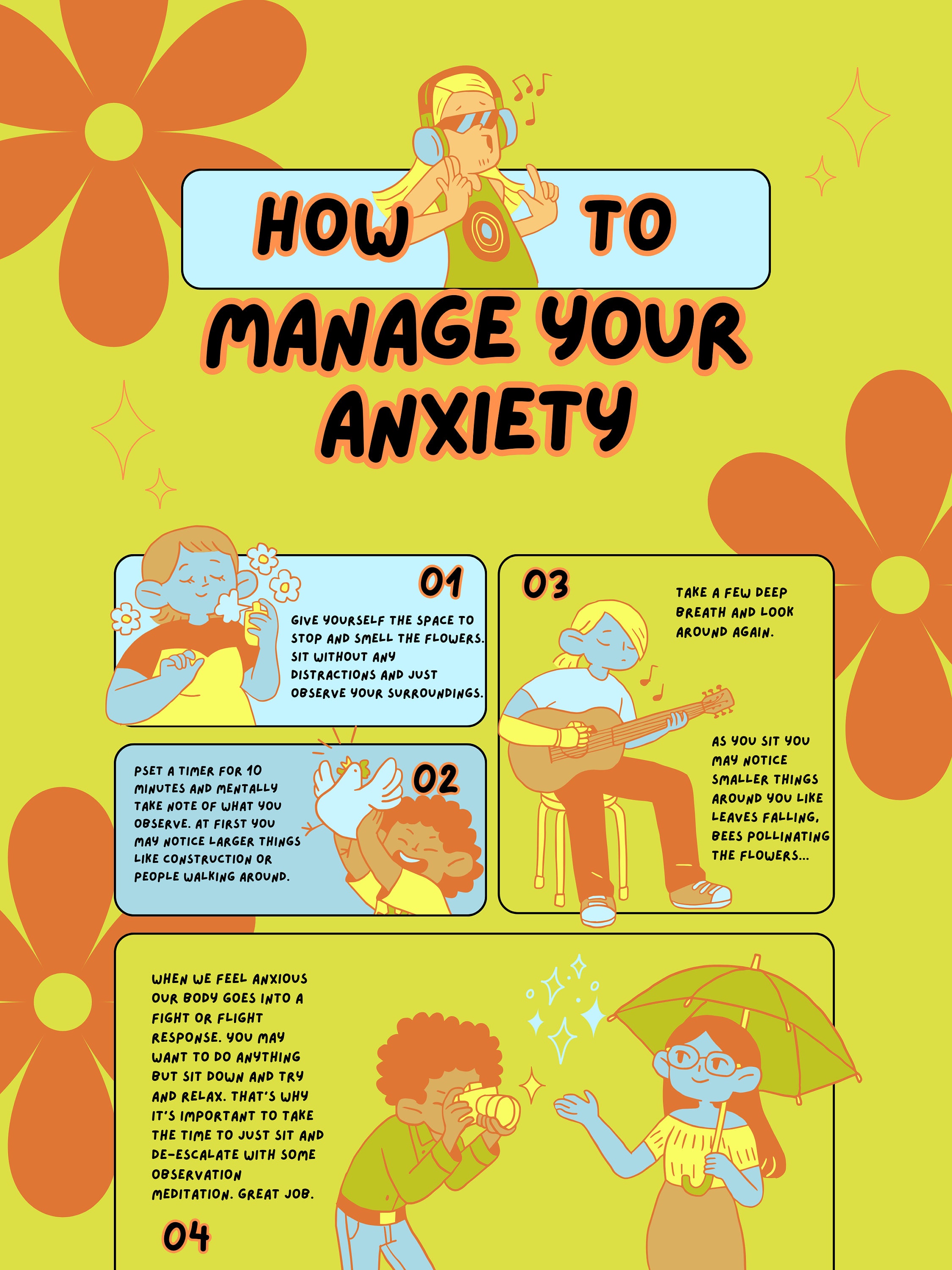 Anxiety Relief Poster Mental Health Posters Digital Mental Health