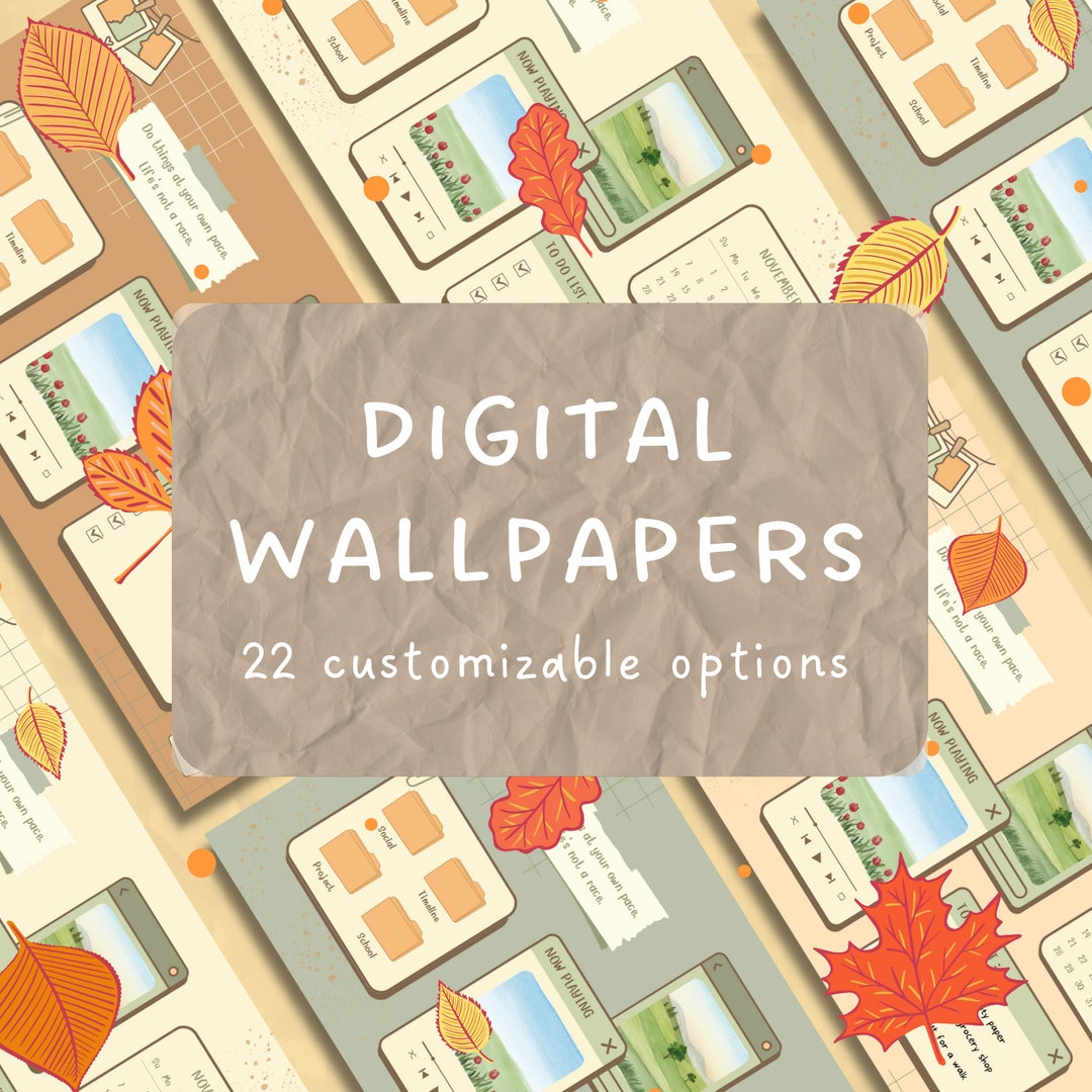 Desktop Wallpaper Fall, Desktop Wallpaper Organization, Playful Fall