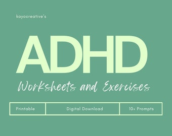 Cuaderno de ejercicios para el TDAH con terapia cognitivo-conductual / Salud mental (Descarga digital)