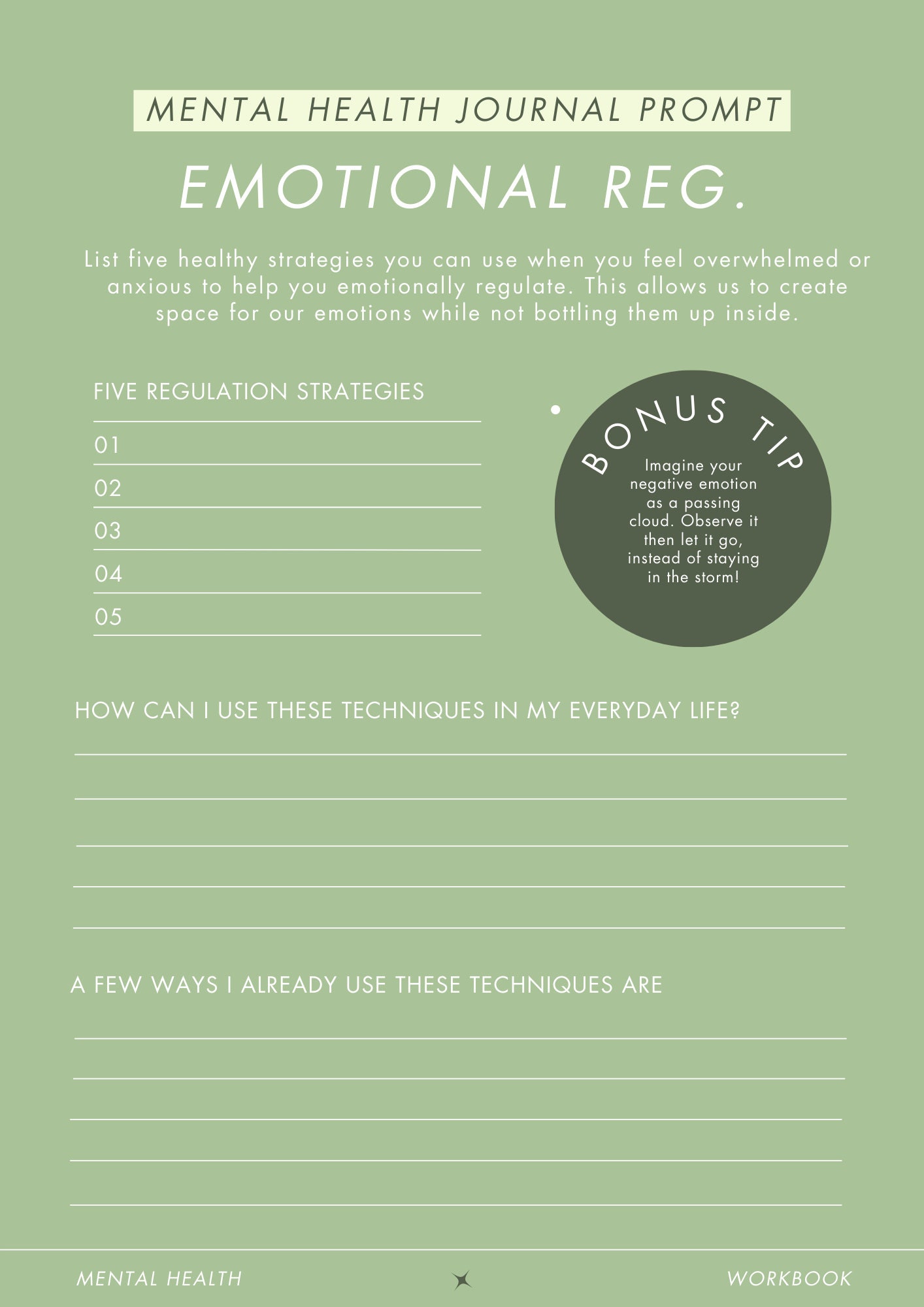 Emotional EQ Worksheets, Mental Wellness Worksheets, Therapists Aids ...