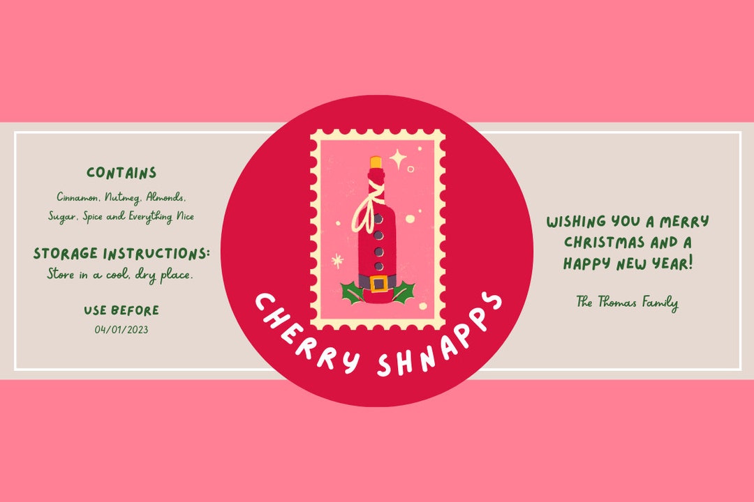 Xmas Labels Print Done for You Christmas Label Christmas Labels