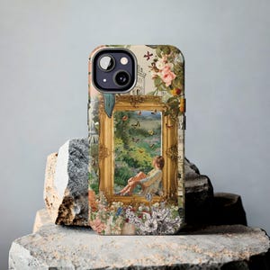 Nature-Inspired Abstract Phone Case for iPhone Google Pixel Samsung Galaxy Floral Design for Nature Lovers Phone Cover