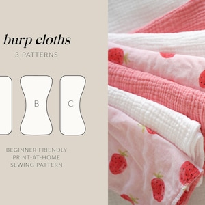 Naaipatroon spuugdoek | PDF | Drie opties | Geschikt voor beginners