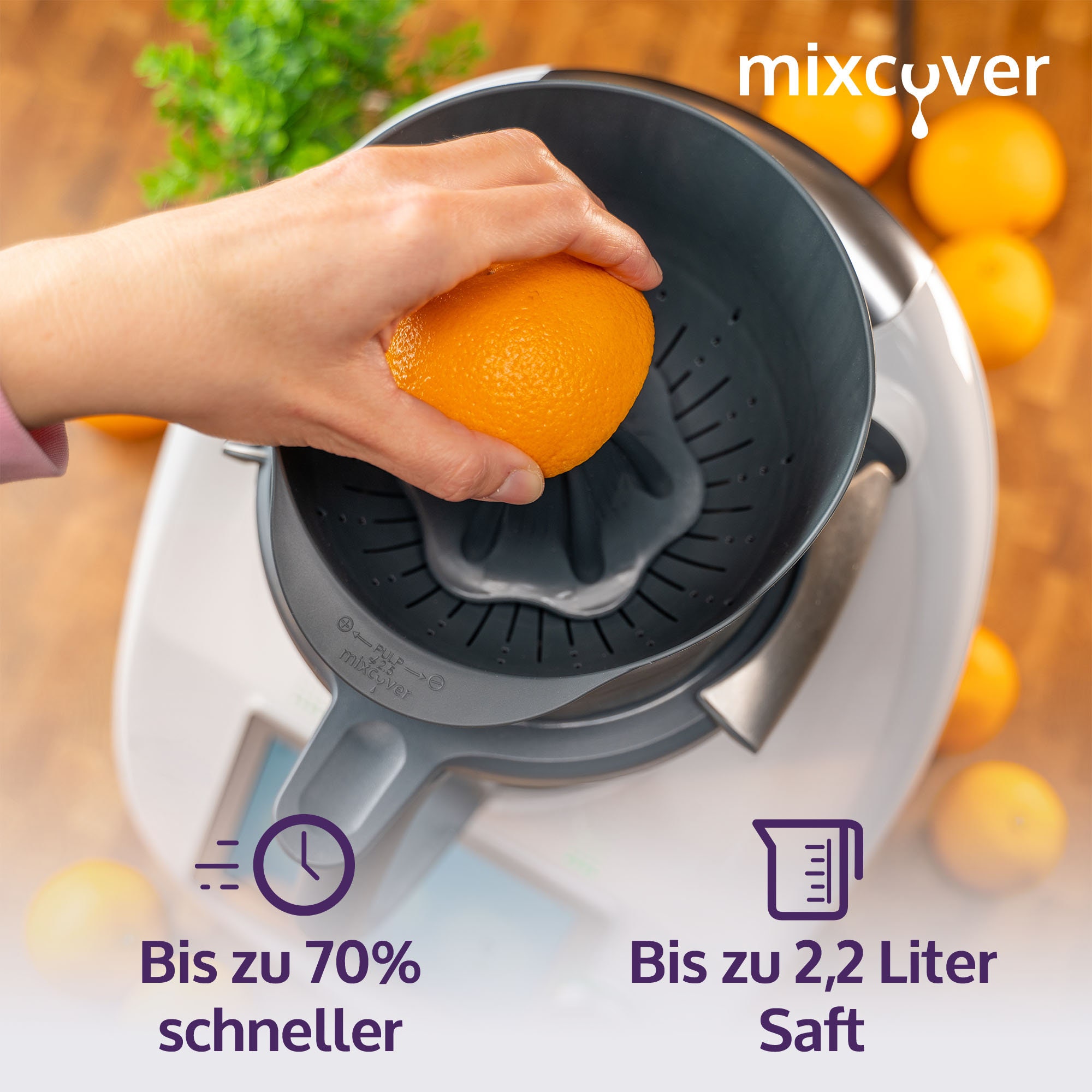 Mixcover Juice Press Juicer Orange Press + DIY Natural Cosmetics