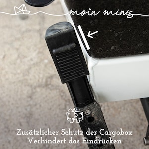 moin minis 2er Set Abstandshalter für Fahrradständer für Urban Arrow Family & Shorty Lastenräder Schützt Gummipuffer Bild 6
