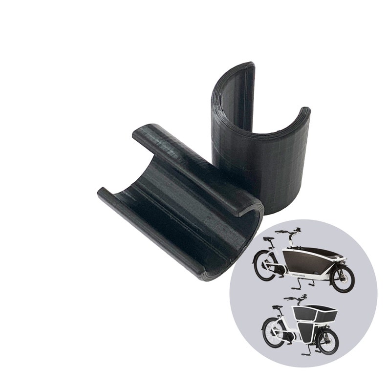 moin minis 2er Set Abstandshalter für Fahrradständer für Urban Arrow Family & Shorty Lastenräder Schützt Gummipuffer Bild 1